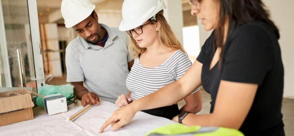 estudantes de engenharia civil